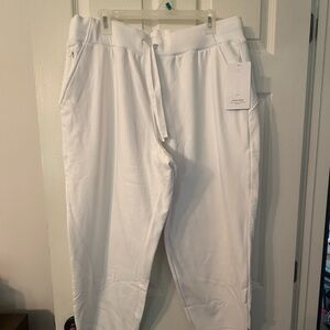 Athleta White Triumph Jogger Pants
